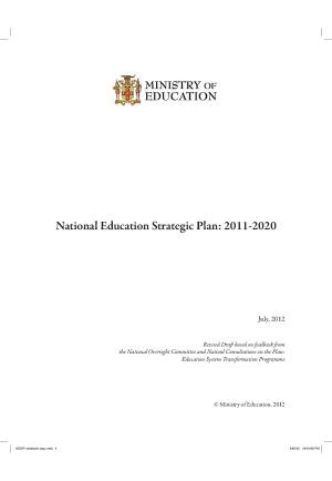 national education strategic plan jamaica
