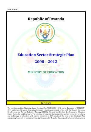 education sector strategic plan uganda 2021